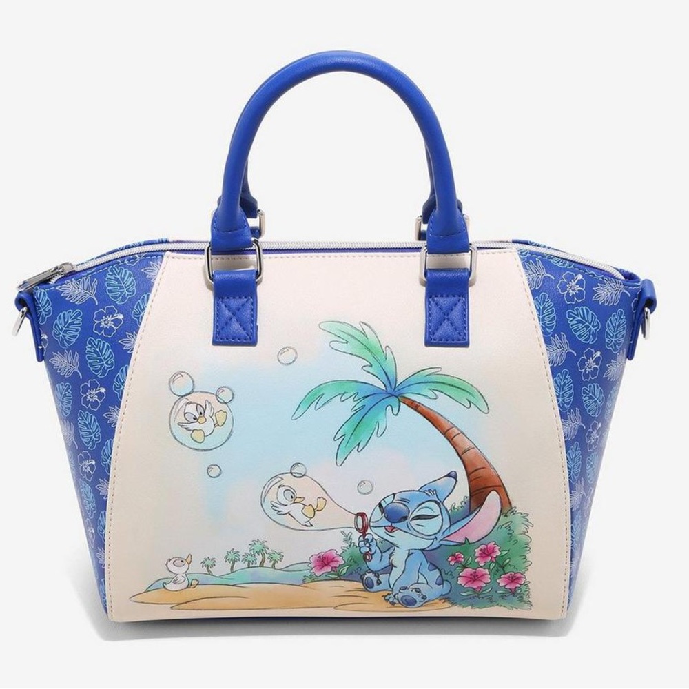 Loungefly Disney Lilo & Stitch Bubbles Satchel Bag - Picture 7 of 7